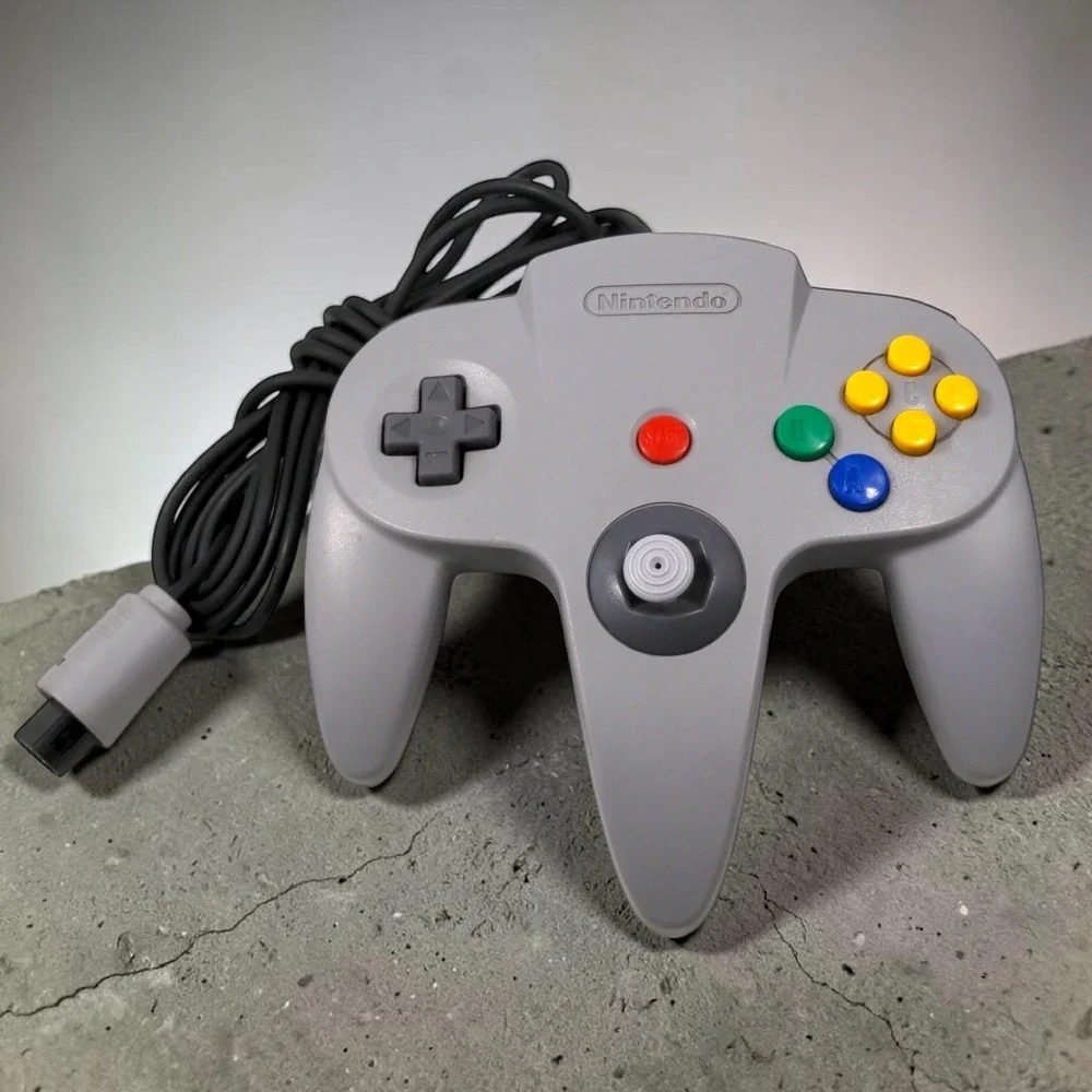 Nintendo 64 N64 Controller Gray OEM Authentic NUS-005 Tight Stick Official VTG